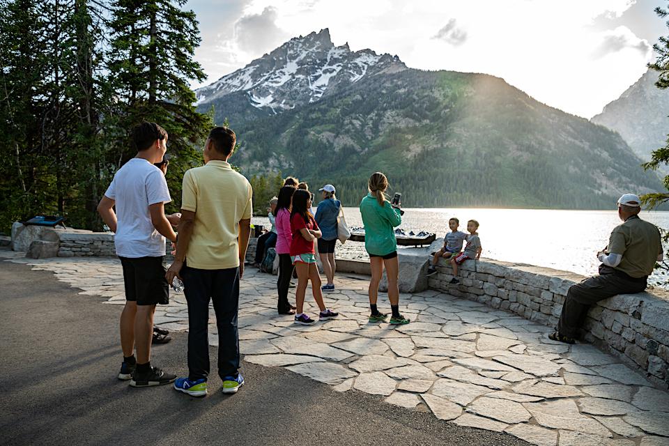 The restoration of the Jenny Lake area of Grand Teton National Park protected the landscape and improved visitors' views/Ryan Sheets