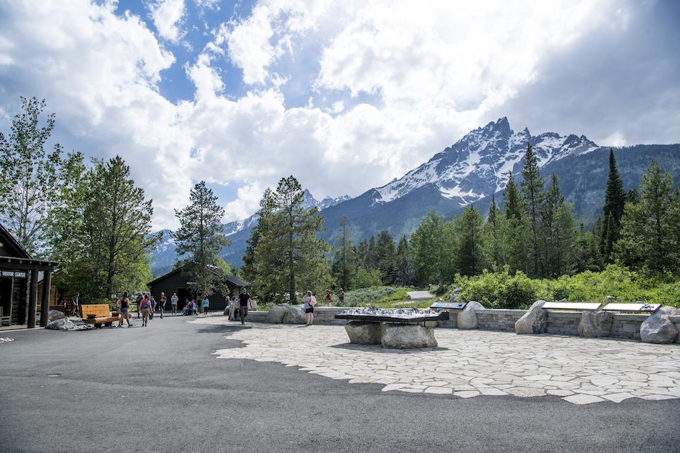The area near the Jenny Lake Visitor Center was made over/Ryan Sheets The area near the Jenny Lake Visitor Center was made over/Ryan Sheets