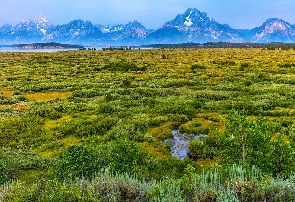 Early morning over Willow Flats, Grand Teton National Park / Rebecca Latson