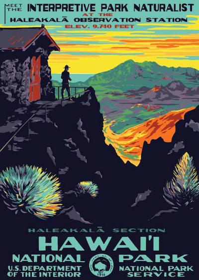 Haleakala Poster by Doug Leen