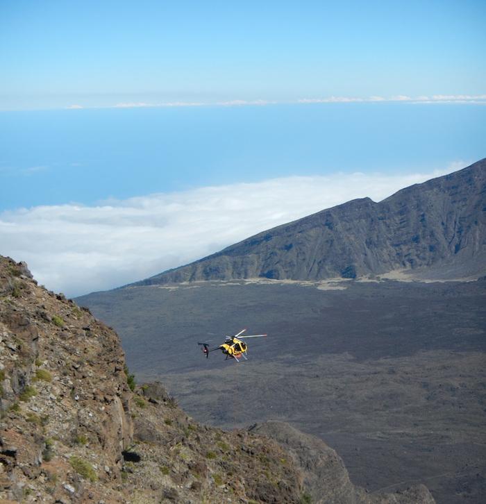 Helicopter flights at Haleakala National Park/NPS