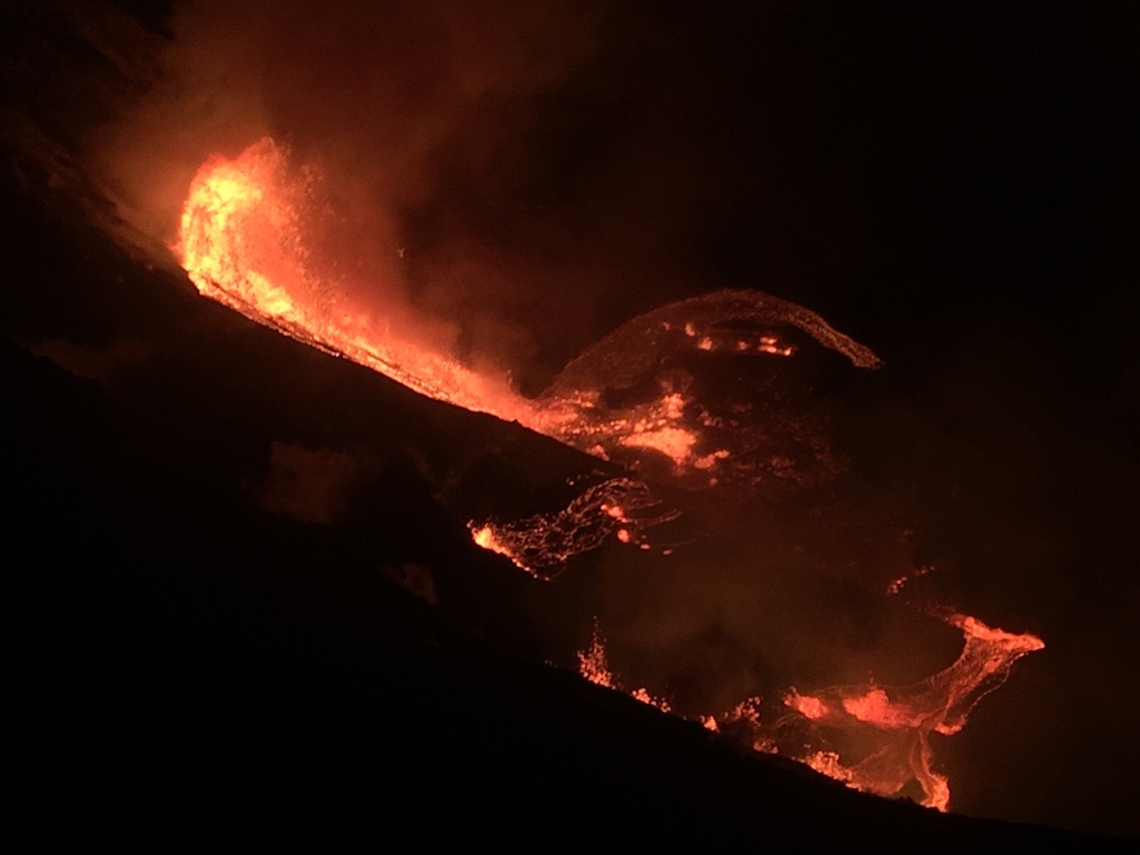 The Kilauea Volcano at Hawai'i Volcanos National Park has resumed eruptions/USGS