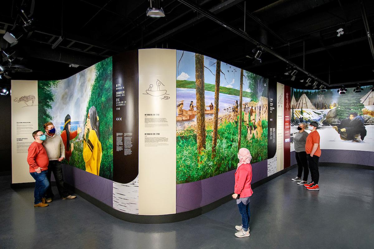 The new Fortress Halifax exhibit at the Halifax Citadel National Historic Site.