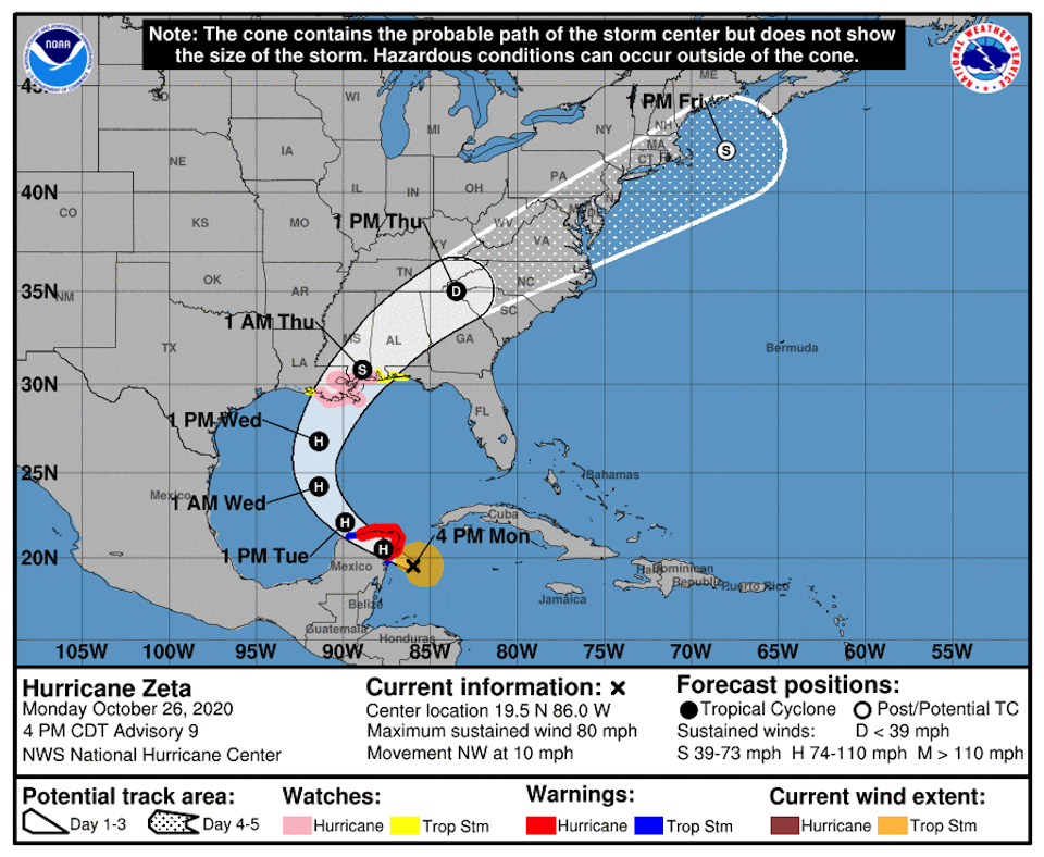 Another hurricane is churning through the Gulf of Mexico and bearing down on national parks.