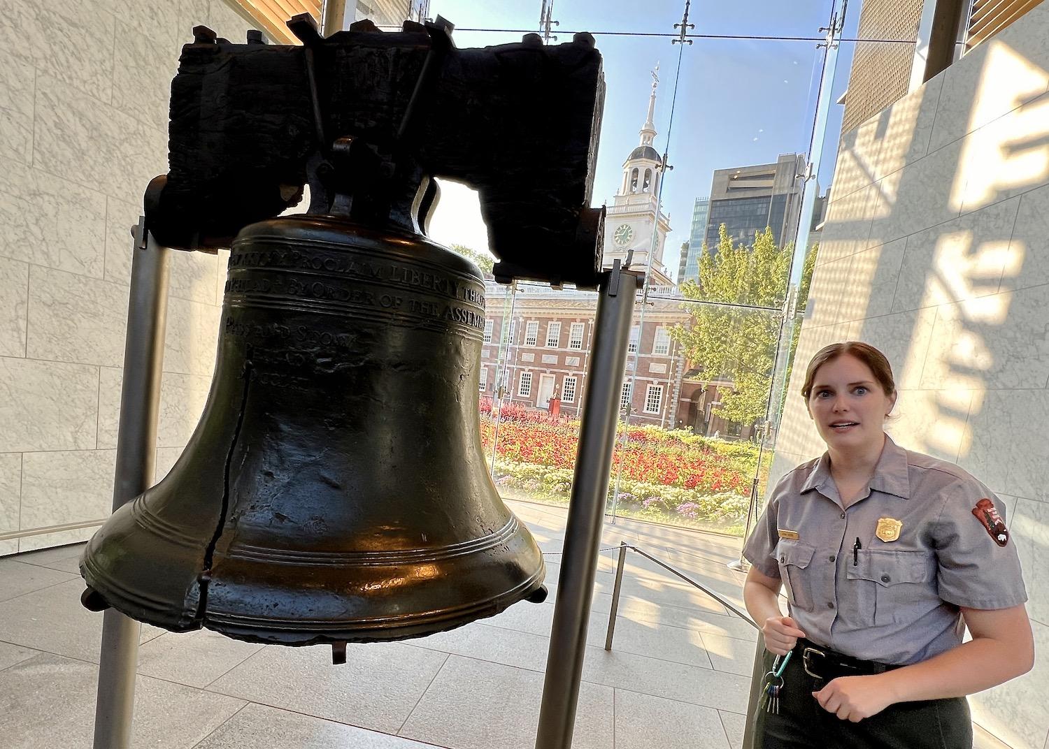 Ranger Anna Godzik shares insights about the Liberty Bell in Philadelphia.