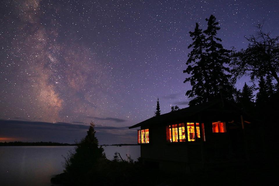 Starry night over Isle Royale/Dave Bryan via Pure Michigan