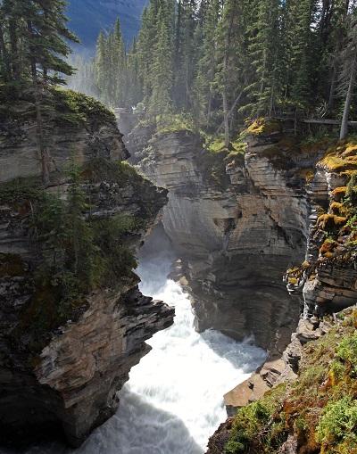 Below Athabasca Falls