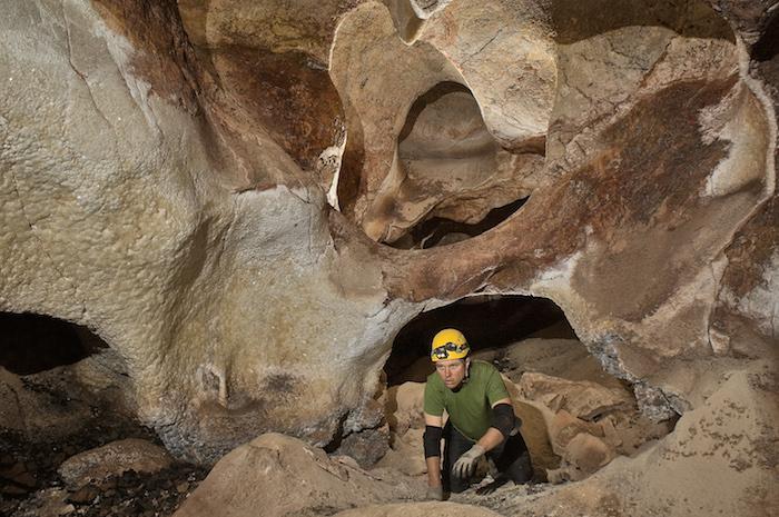New passages in the two caves are sought, explains Jewel Cave’s Mike Wiles, because “you can’t take care of things you don’t know.”/ ©Dave Bunnell, Under Earth Images