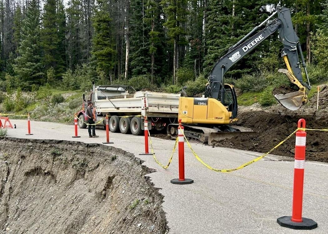 Miette Road in Jasper National Park will reopen this week after a June washout.