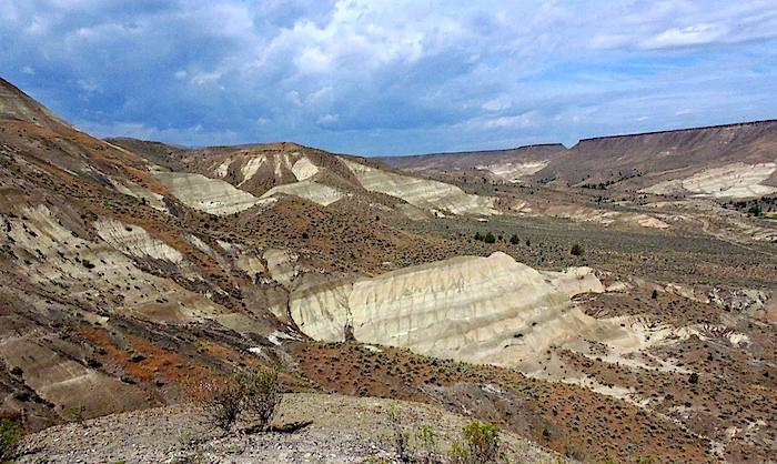 The rough and rocky landscape of John Day Fossil Beds/Lee Dalton
