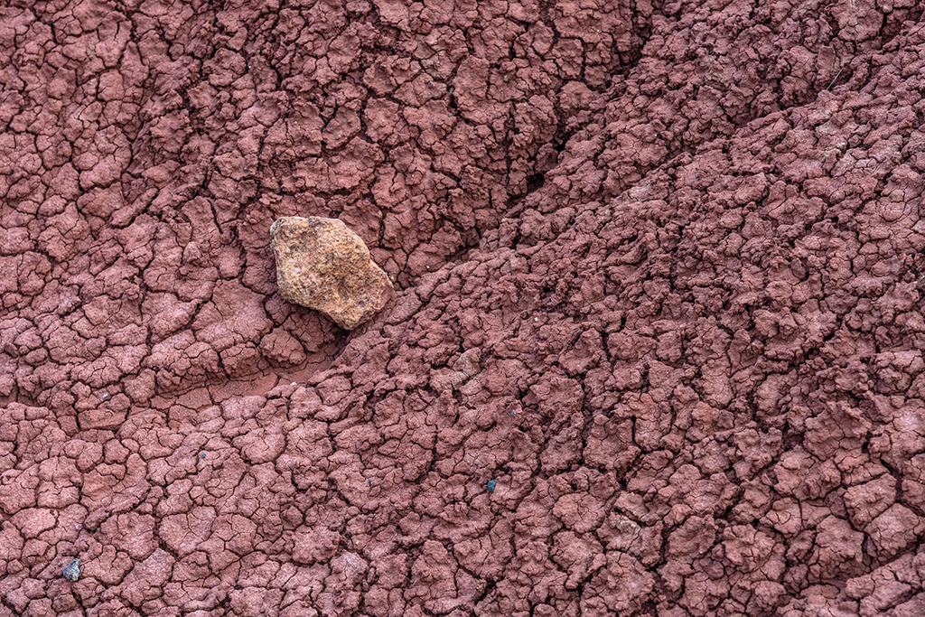 Crumbly red soil, Painted Hills Unit, John Day Fossil Beds National Monument / Rebecca Latson