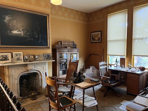 The "scribble den" in Muir's home/Rita Beamish