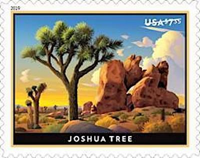 Joshua Tree honored on new Priority Mail Stamp