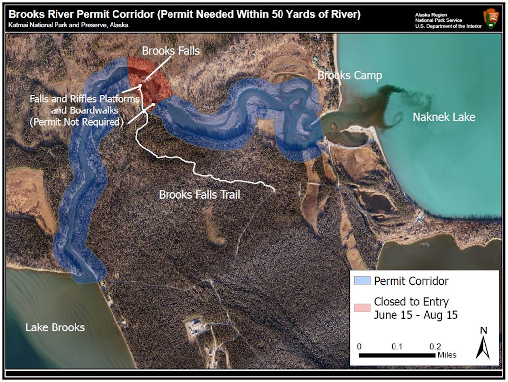 A permit will be required if you want to explore the Brooks Lake Corridor at Katmai National Park/NPS