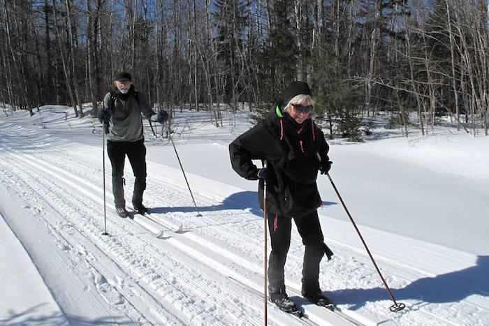 Cross-country skiing at Katahdin Woods and Waters National Monument/NPS
