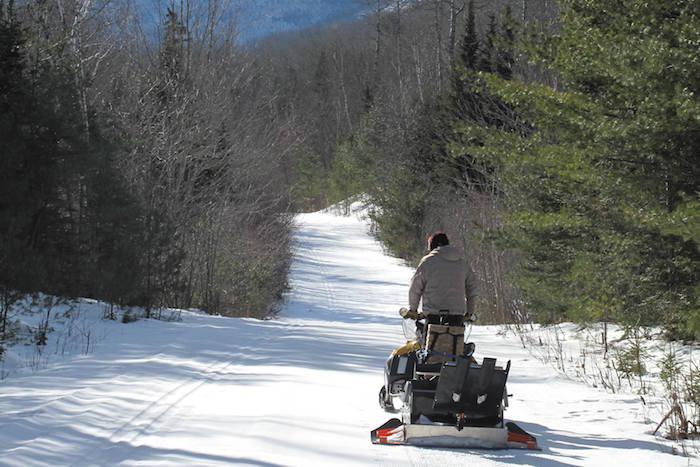 Snowmobiling at Katahdin Woods and Waters National Monument/NPS, S. Adams
