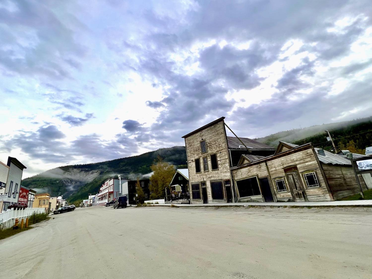 Dawson City today is a vibrant town full of heritage buildings.