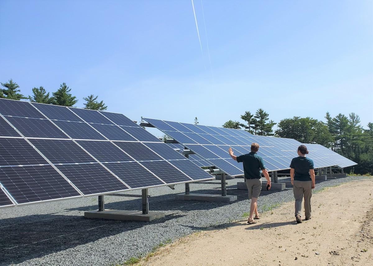 Parks Canada hopes to eventually allow guided visits to Kejimkujik's solar array.