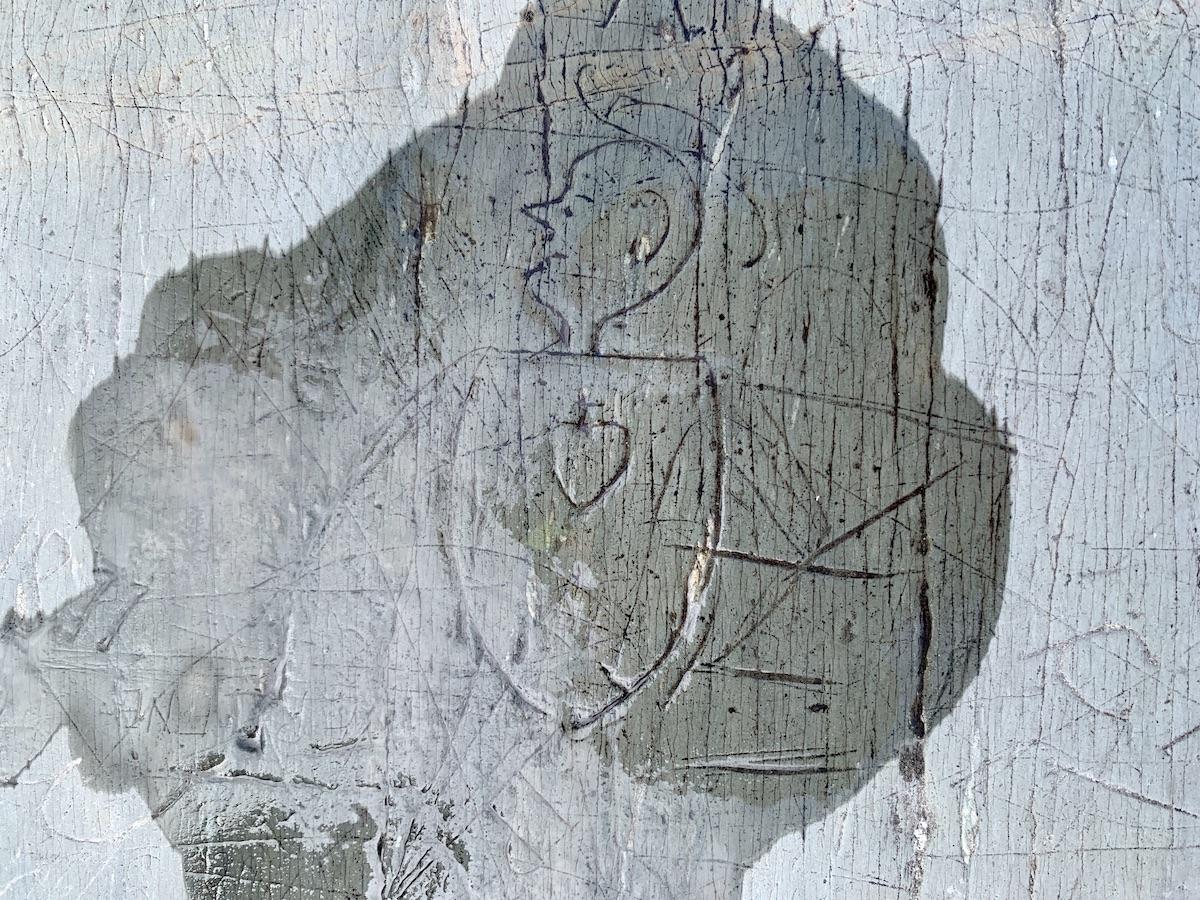 This Keji petroglyph is believed to depict a French soldier.