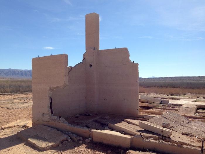 Ruins of the Hannig Ice Cream Parlor in the ghost town of St. Thomas at Lake Mead NRA/NPS file