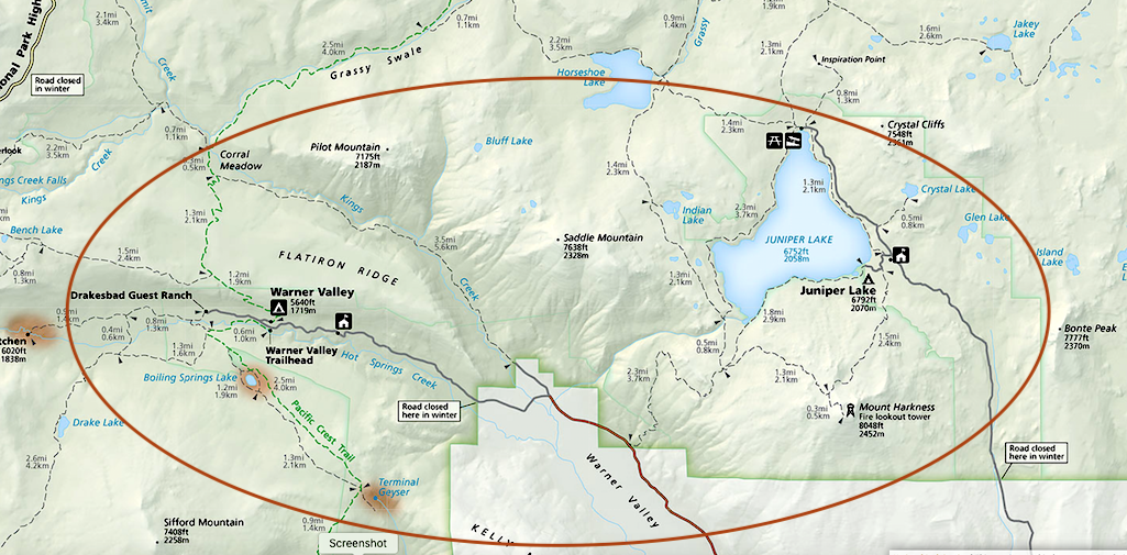 The Dixie Fire had moved into the southeastern corner of Lassen Volcanic National Park