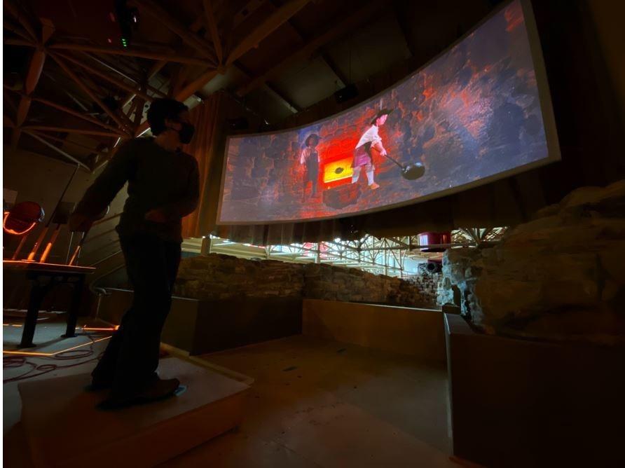 The new immersive experience at Forges du Saint-Maurice National Historic Site.