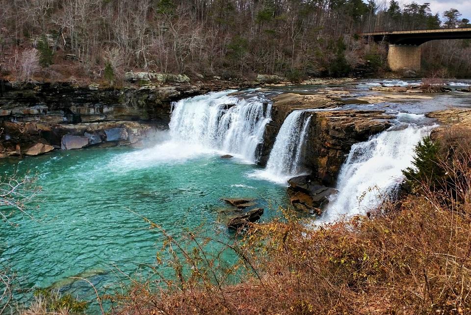 little river canyon national preserve, national park, alabama, waterfall