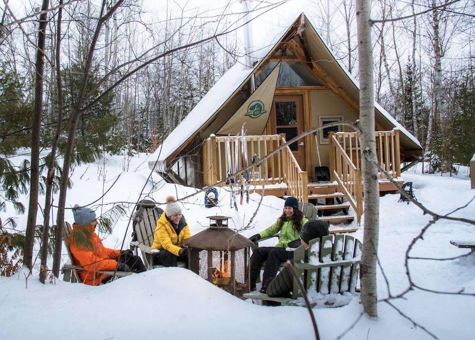 La Mauricie is open year-round and is halfway between Montreal and Quebec City.