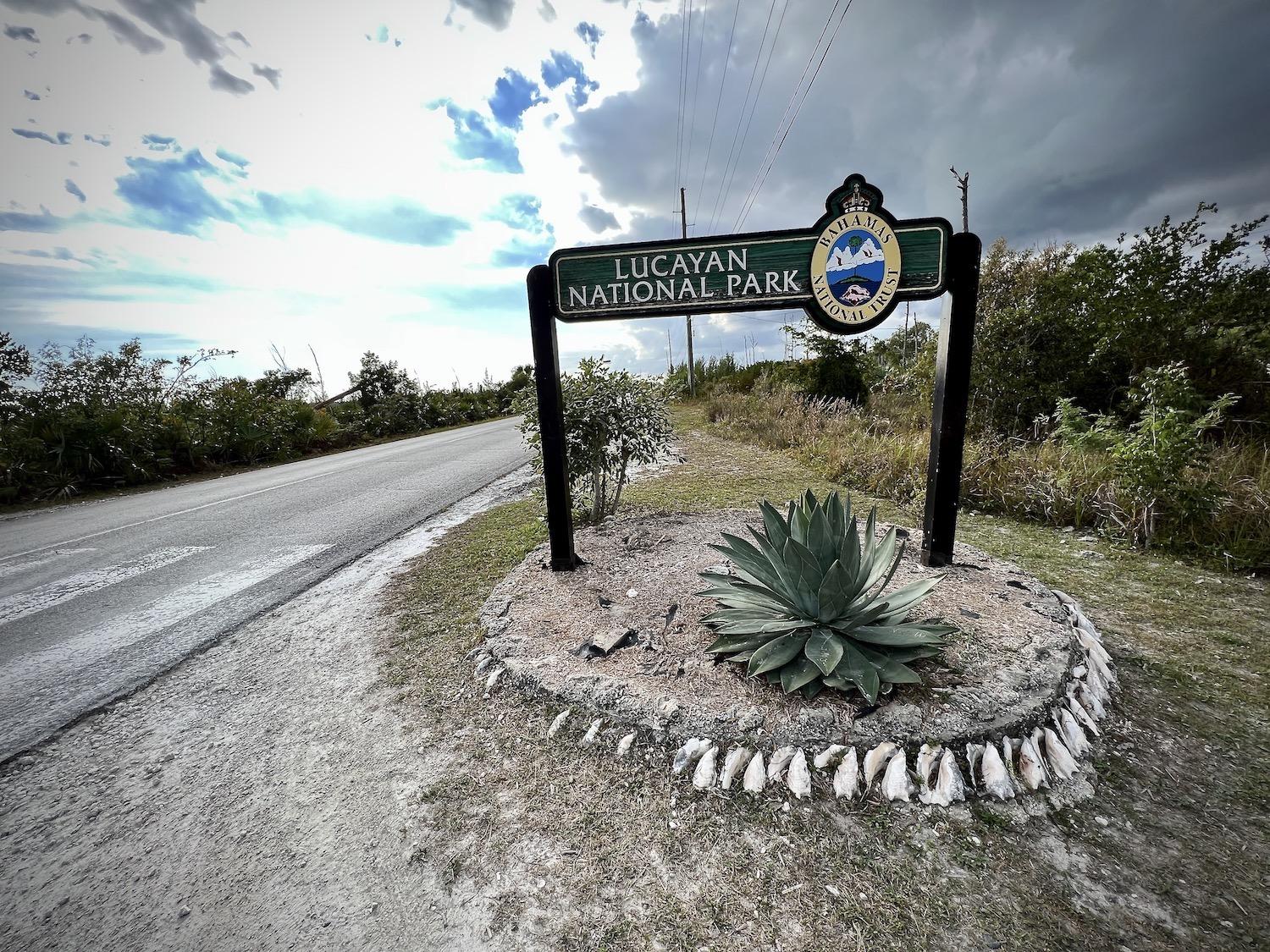 Lucayan National Park is found on both sides of the highway.