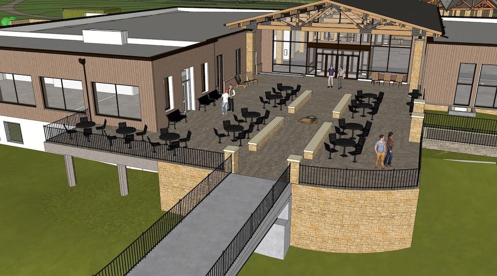 The Heritage Trail Rehabilitation Project will widen the area around the north exit of the main hotel building to create a clearer start to the Heritage Trail and an inviting gathering area for visitors.