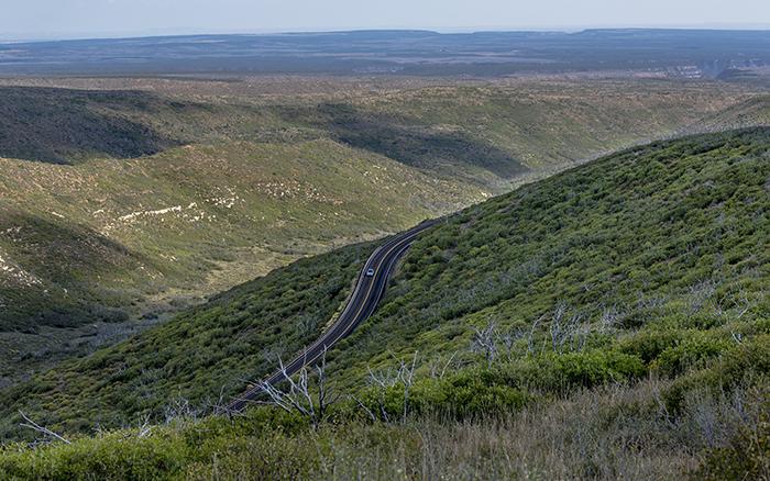 Ribbon of highway in Mesa Verde National Park