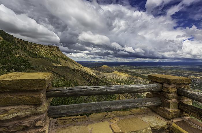 The view from the Mancos Valley Overlook