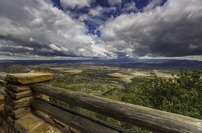 The view from the Mancos Valley Overlook