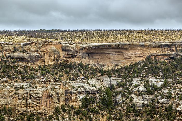 Ruins Across The Canyon