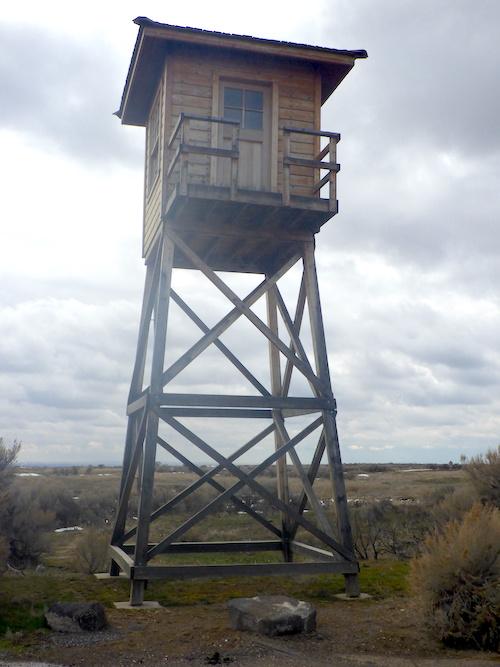 In 2014 a Friends of Minidoka project with help from Boise State University students built a replica guard tower/Kurt Repanshek