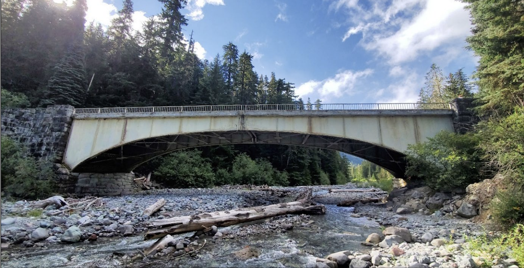 Frying Creek Bridge in Mount Rainier is scheduled to be replaced in 2026-29/NPS file