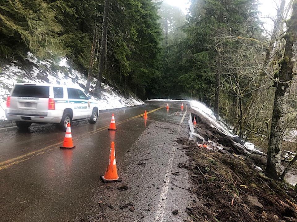 Heavy rains and snow unleashed flooding and mudslides at Mount Rainier National Park/NPS