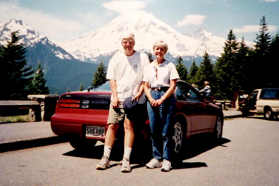 A 1994 Nissan 300 ZX carried the Scotts on their 2002 lodge hopping trip.
