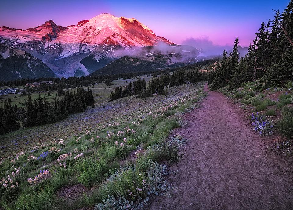 Sunrise at the Sunrise area, Mount Rainier National Park / Rebecca Latson
