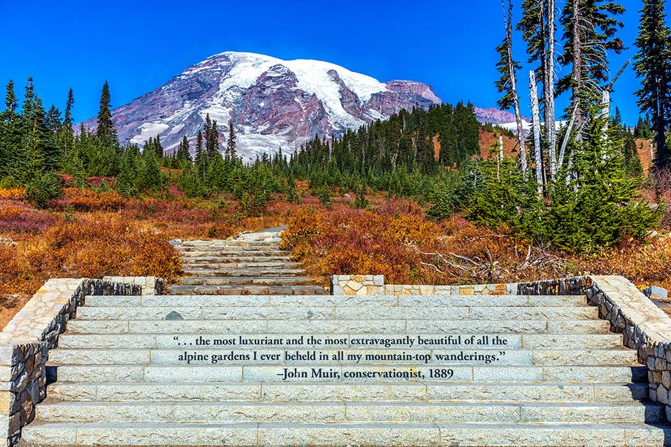 "The most extravagantly beautiful," Mount Rainier National Park / Rebecca Latson