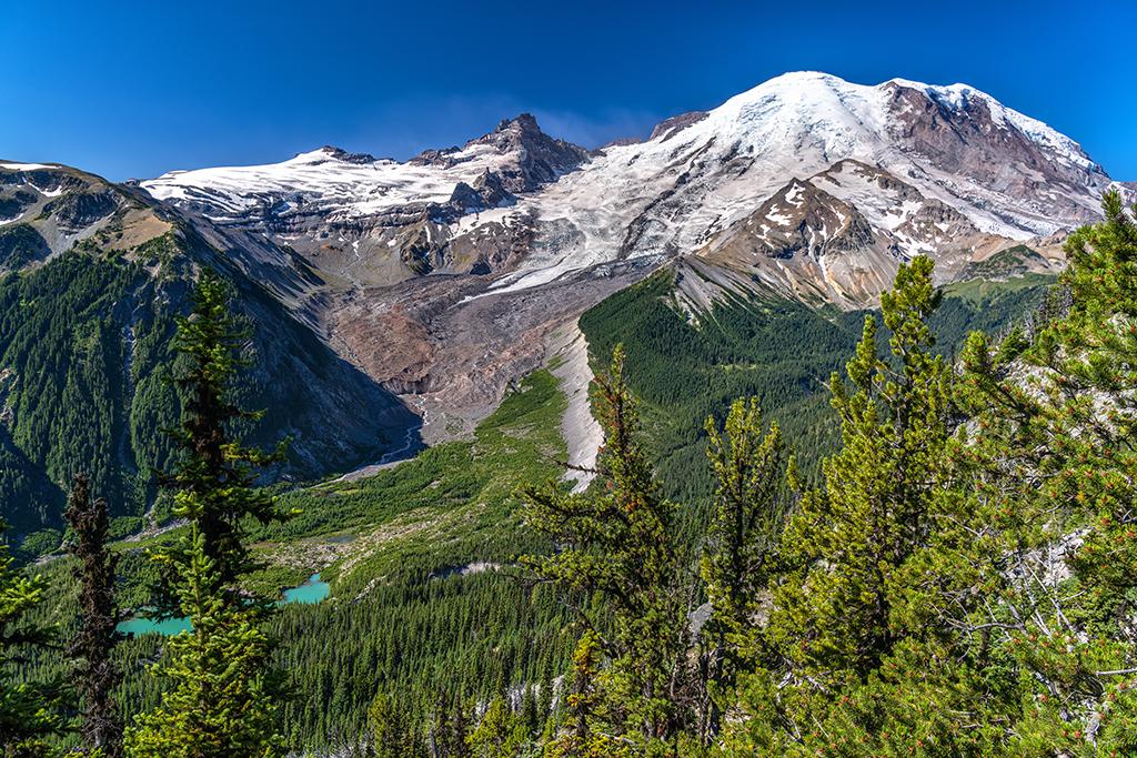 The View From Glacier Overlook, Mount Rainier National Park /  Rebecca Latson