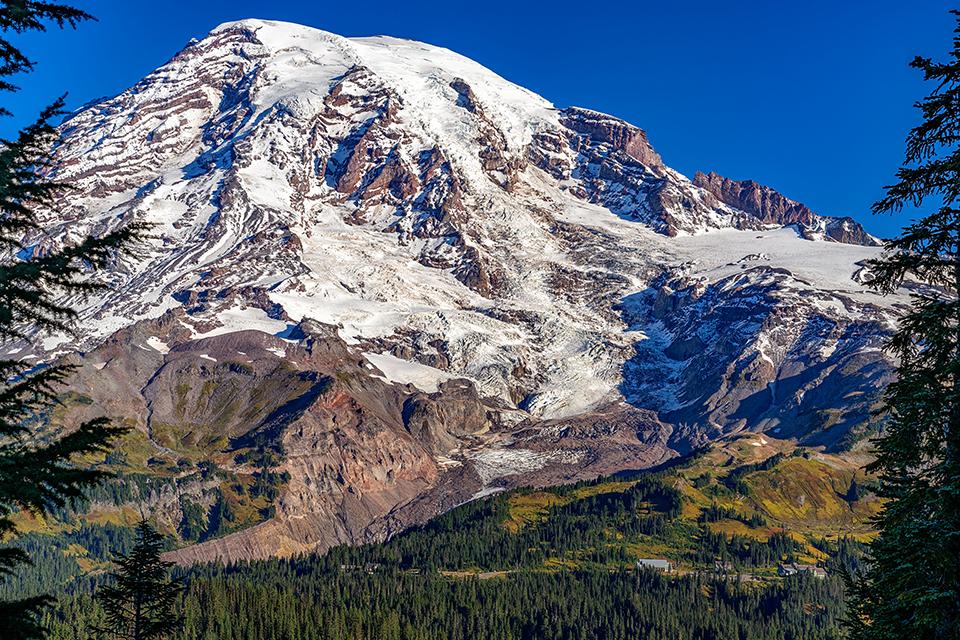 A view of "The Mountain" along the Pinnacle Peak Trail, Mount Rainier National Park / Rebecca Latson