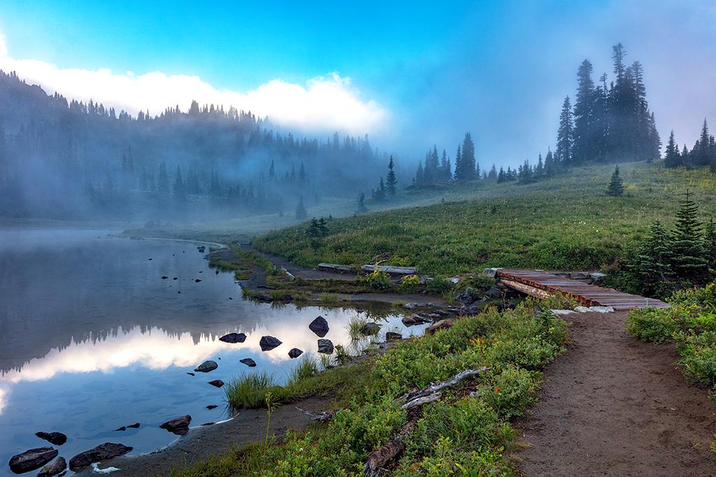 The trail around Tipsoo Lake, Mount Rainier National Park / Rebecca Latson