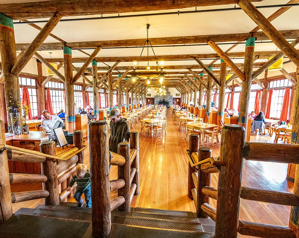 The Paradise Inn dining room, Mount Rainier National Park / Rebecca Latson The Paradise Inn dining room, Mount Rainier National Park / Rebecca Latson