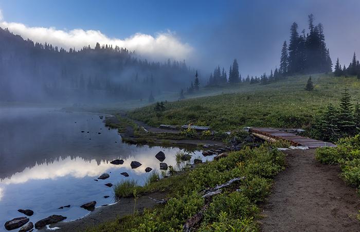 Tipsoo Lake trail, Mt. Rainier National Park / Rebecca Latson