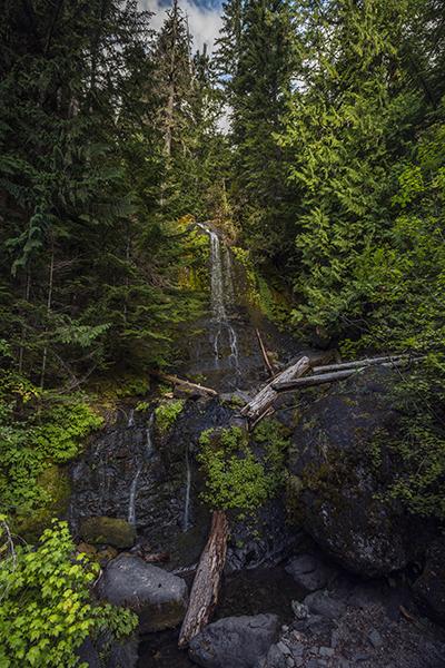 The waterfall at Falls Creek, Mt. Rainier National Park /  Rebecca Latson