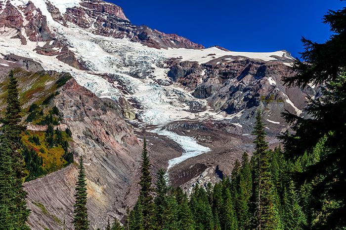 Nisqually Glacier: a &quot;river&quot; of ice, Mount Rainier National Park, Rebecca Latson