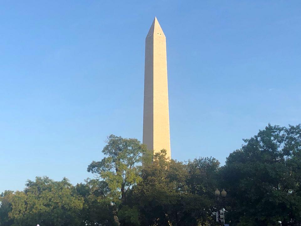 The Washington Monument is scheduled to reopen to the public on October 1/NPS file