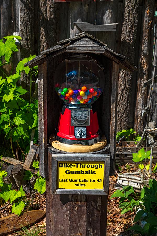 Bike-through gumballs, Lake Chelan National Recreation Area, North Cascades Complex / Rebecca Latson