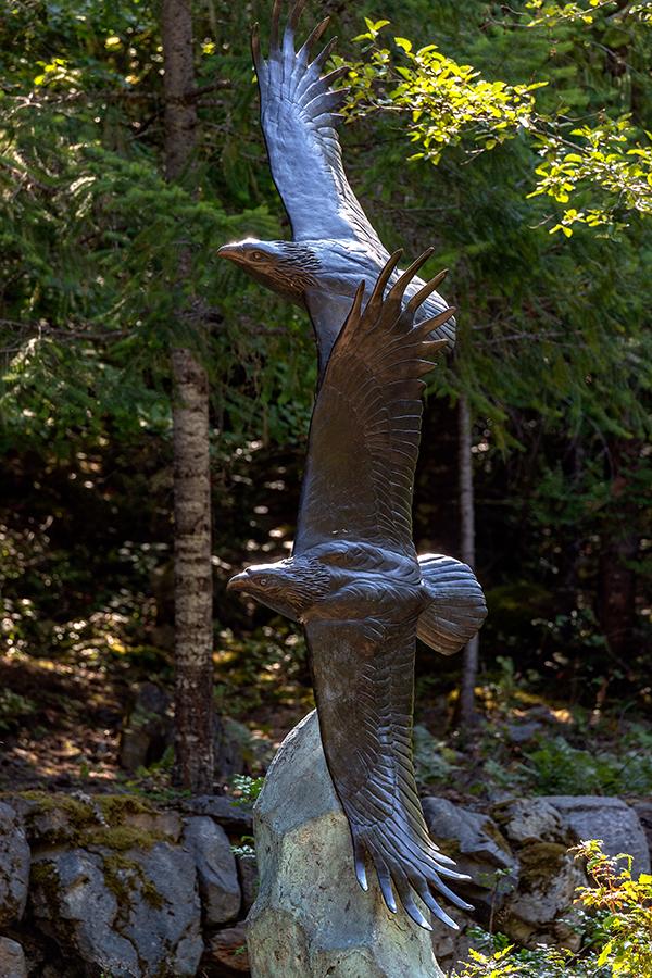 On-campus sculpture, Ross Lake National Recreation Area, North Cascades Complex / Rebecca Latson